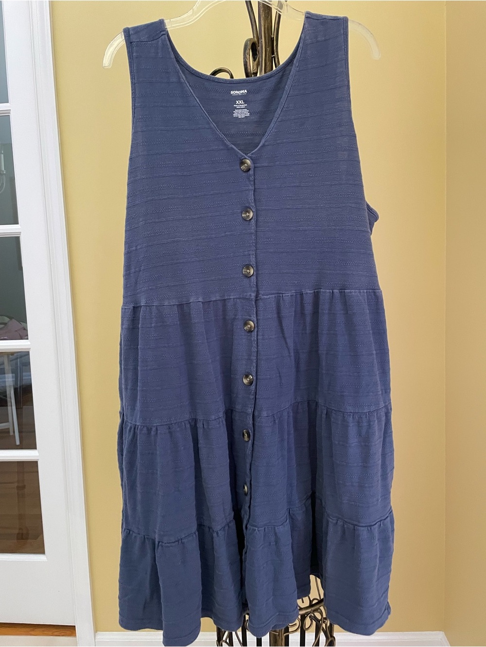 TIERED ALL COTTON DRESS XXL